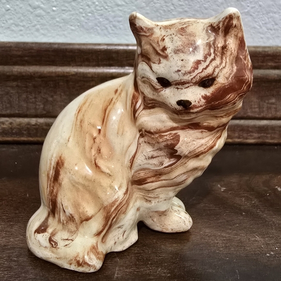 Other - Sitka Clay Pottery Cat 3”  Marbal Swirl